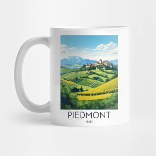 A Pop Art Travel Print of Piedmont - Italy Mug